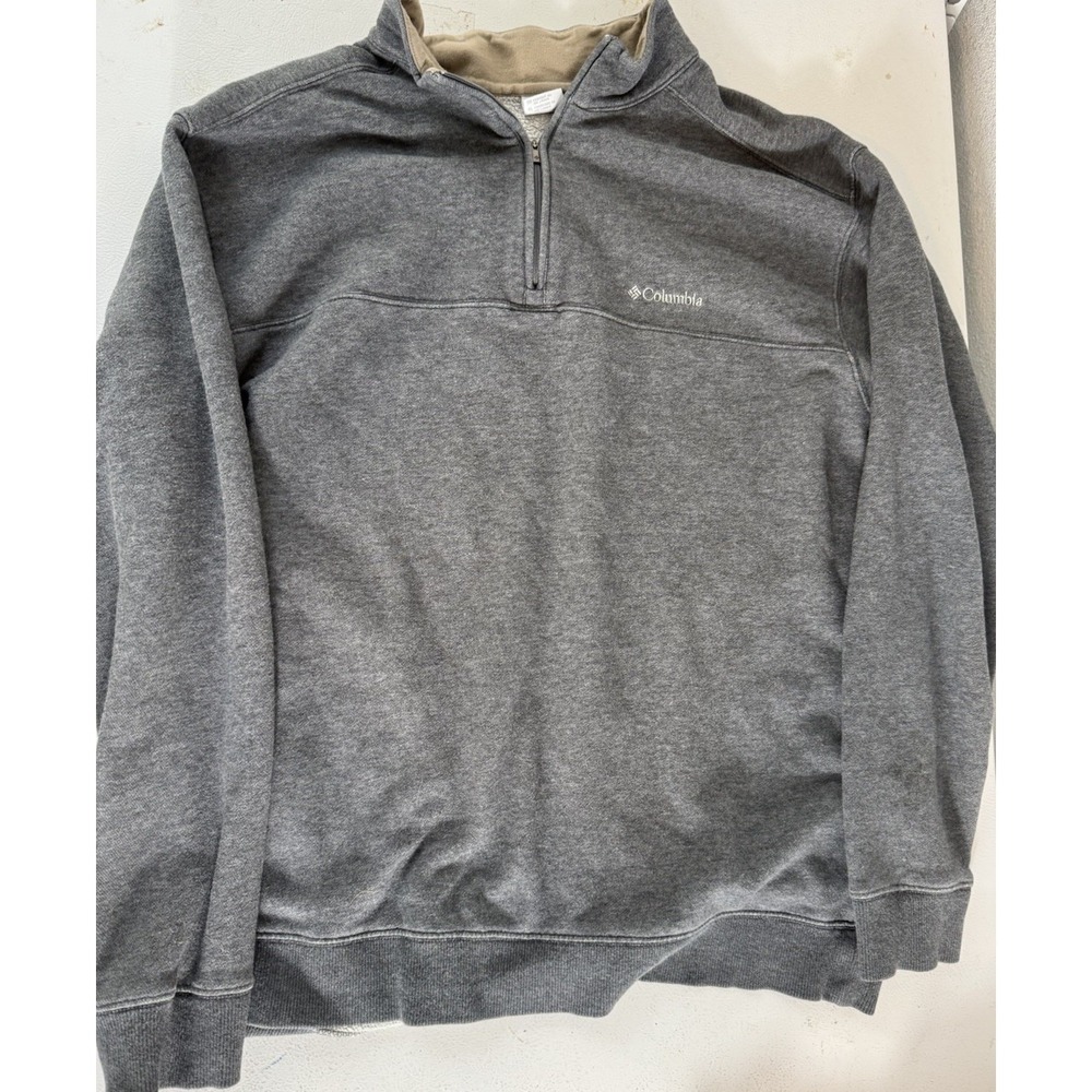 Columbia Pullover 1/4 Zip Sweatshirt Outdoors Performance XLT EUC - Picture 2 of 8